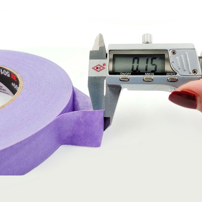 3M 501+ Purple Masking Tape High Temperature Resistance 150°C 300°F