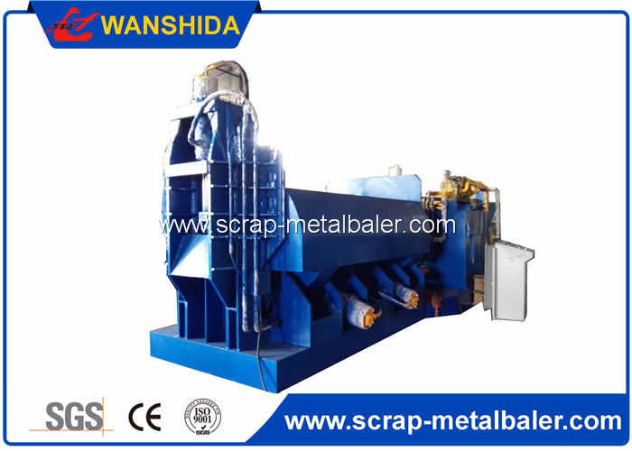 High Capacity Stationary Light Metal Mobile Baler Car Chasis Baling Press Logger