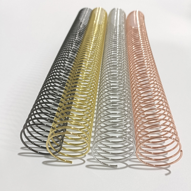 48 Loops Single Spiral Metal Coil Binding 0.25 - 2'' For Notebook