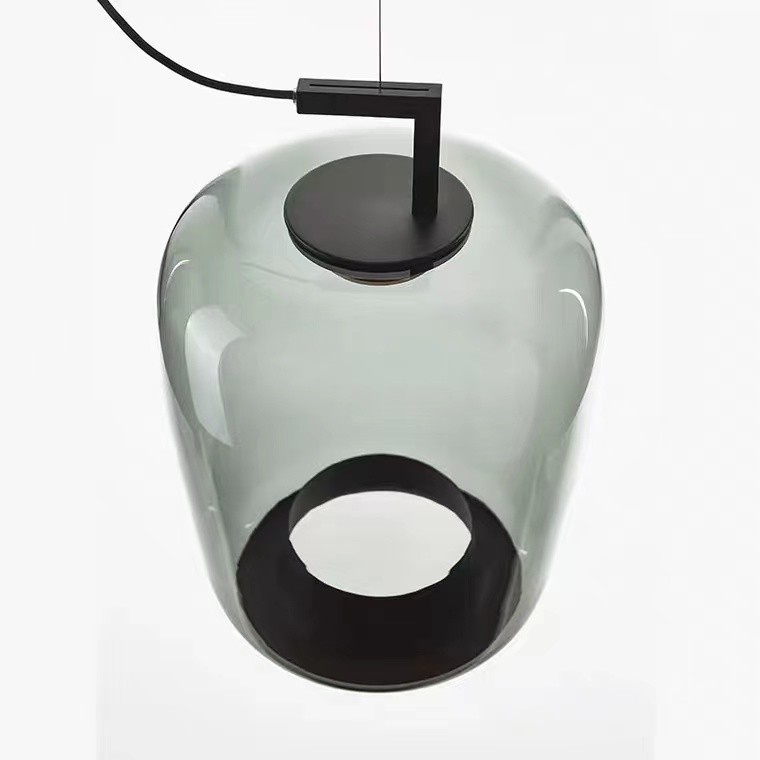 New Amber Glass led Home Design Pendant Lamp For Dinning Room