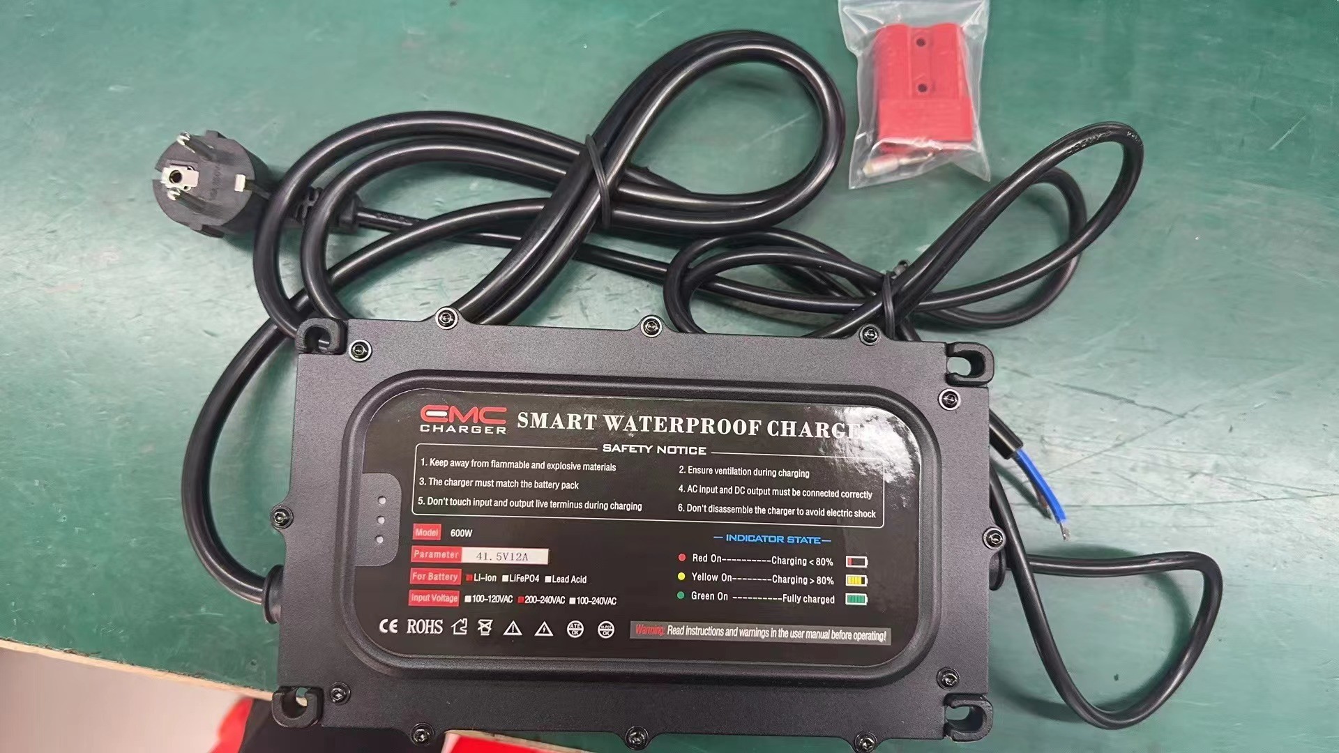 900W Waterproof Charger For Golf Cart 48v