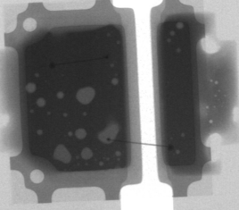 LED solder voids inspection sample