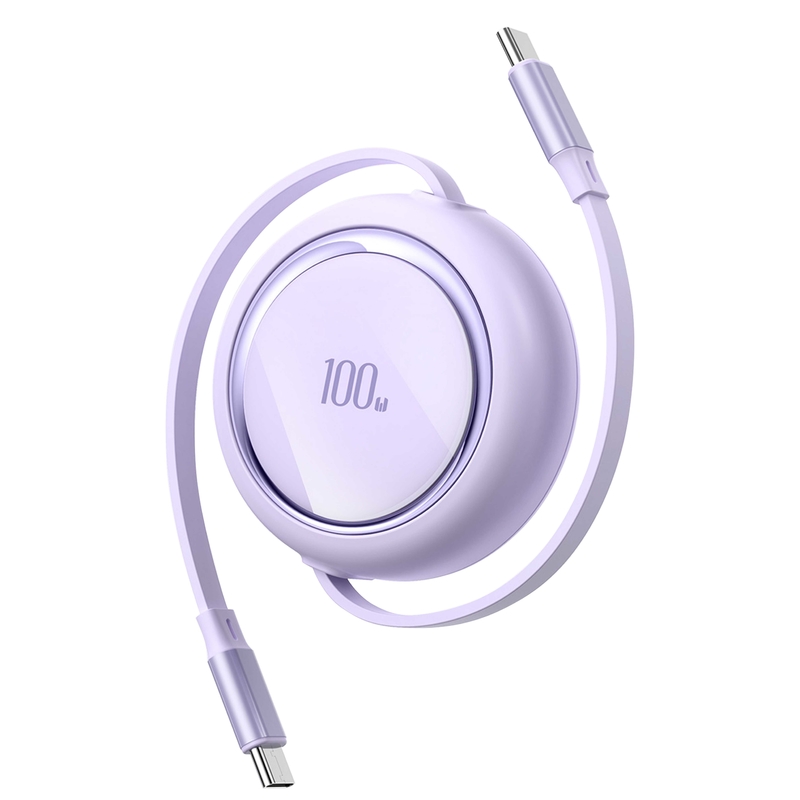 Retractable Magnetic Dual - USB - C Data Cable: Compact & Convenient