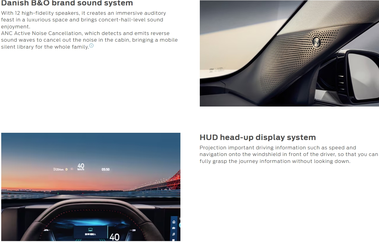 Ford Edge L Electric Car Advanced Technology and Energy Oil-Electric Hybrid with Ternary Lithium Battery