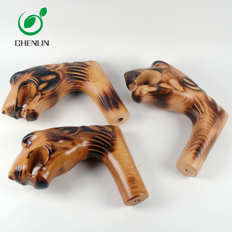Hardwood Pine Wood Umbrella Handle Multiple Purpose Scratch Resistant
