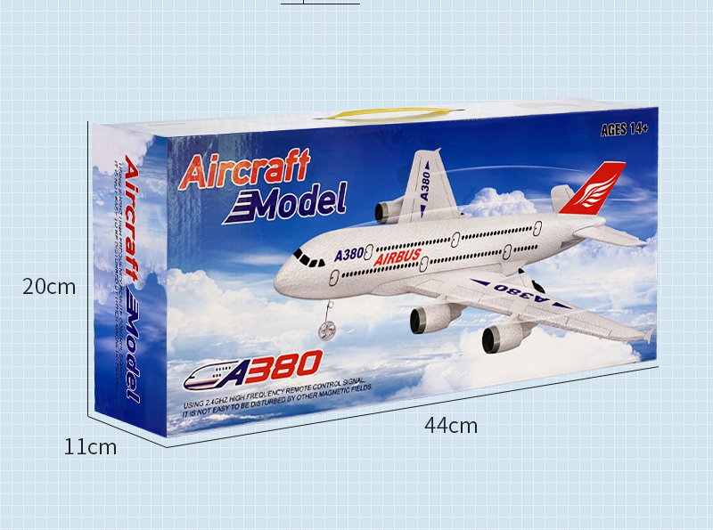 Features Auto Return 2.4 G Durable Styrofoam Airplane 70g Remote Control Model Toy Helicopter A380 Rc Aircraft Plane 110m Box