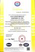 XI'an Leeo Hydraulic Equipment Limited Company Certifications