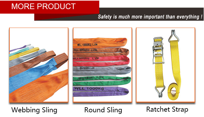 50T Heavy Duty Polyester Lifting Sling Endless Round Sling For Port Loading Unloading