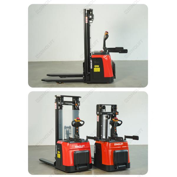 CDD16P-Li / CDD20P-Li Stand-On Pallet Stacker With Wide-View Mast