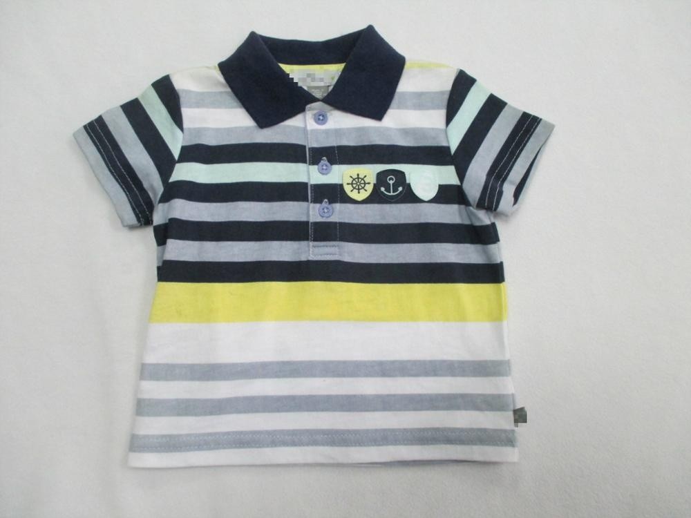 Turn Down Collar Baby Boy 2pcs Set Cotton Woven Short