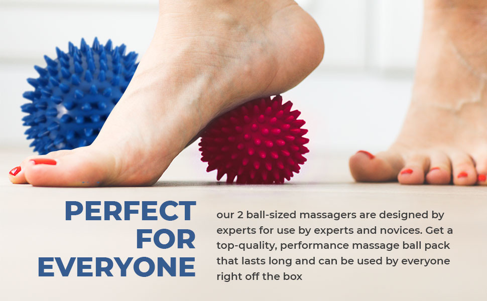 Professional Trigger Point Massage Balls - Strengthen The Muscles - Stress Relief Therapy Self Massa