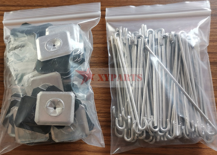 100 Pack For Solar Panel Bird / Pigeon / Squirrel Guard Solar Panel Mesh Clips