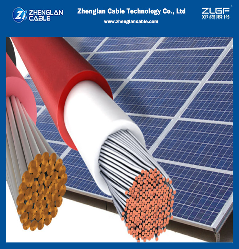 PVC Insulated Pv Solar Cable Copper Electric Wire 6mm 4mm