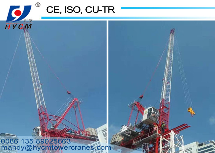 6ton 25m jib QTD2520 Luffing Overhead Tower Crane