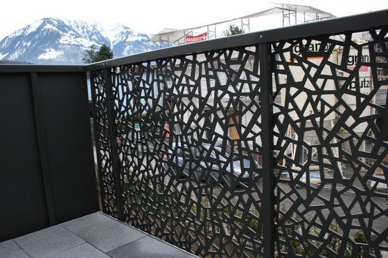 Villa Garden Decoration Powder Coated Laser Cut Screen Aluminum Garden Fence Panels