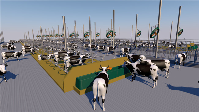 Goat Sheep Antifrost 2.8m Cattle Water Drinkers Plastic Cattle Trough