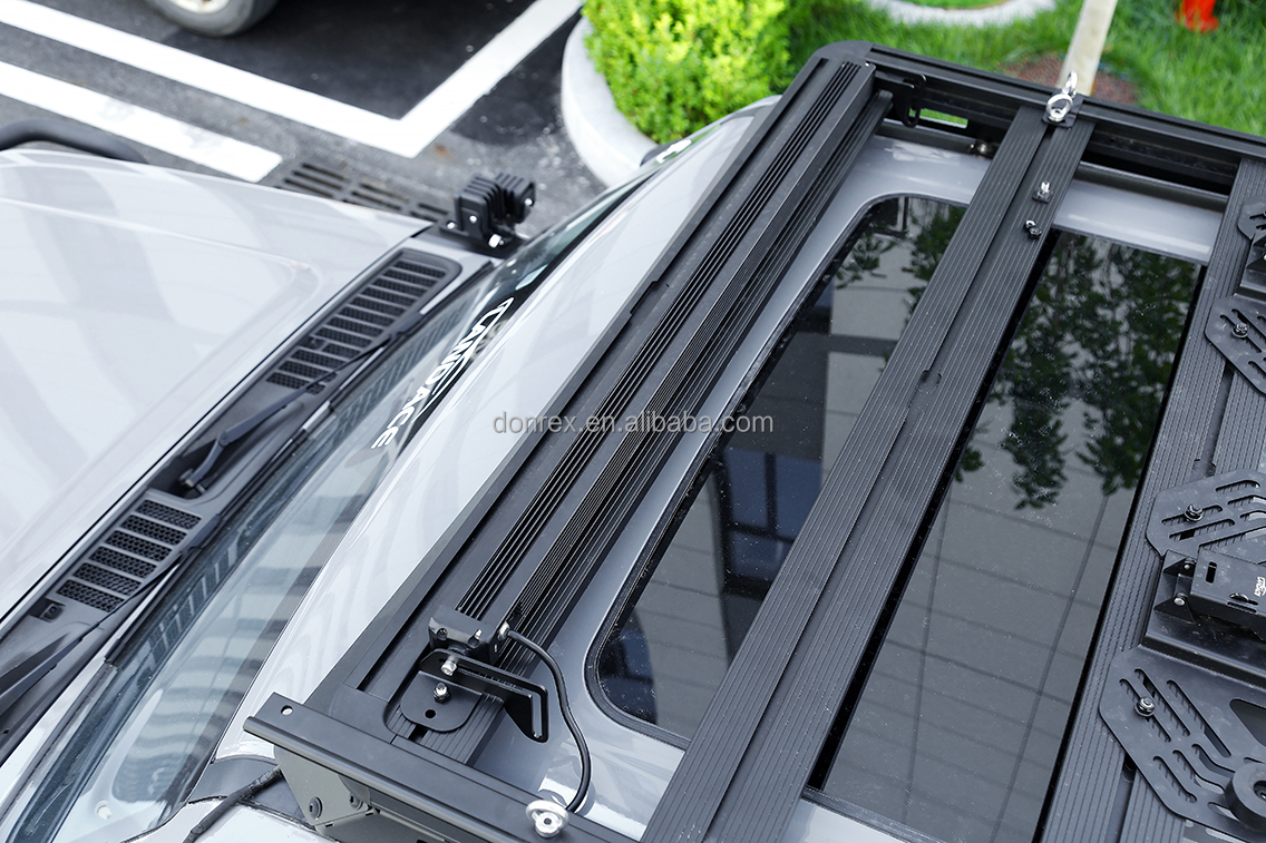 Black Roof Rack Mount Brackets SUS304 Led Light Bar Mounts Bracket