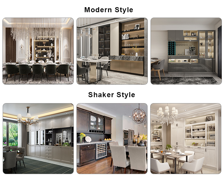General Home Furniture Modern Wine Display Dining Room Cabinet for Luxury Home