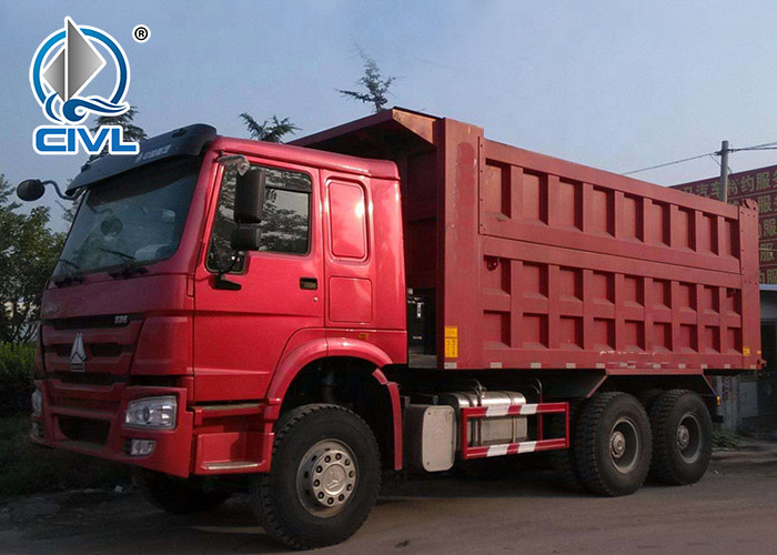 Left Hand Drive Heavy Duty Dump Truck 6x4 Sinotruck Euro 2 Emission