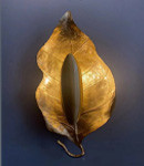 Precision Spinning Modern Wall Lamp Not Dazzling Brass Leaf G9 Wall Lights