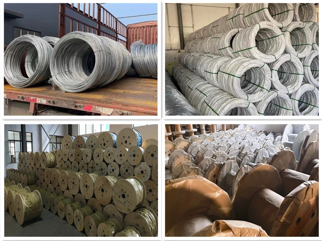 High Carbon Steel Armouring Wire for Armoring Cable ASTM B498 Hot Dip Galvanizing GI
