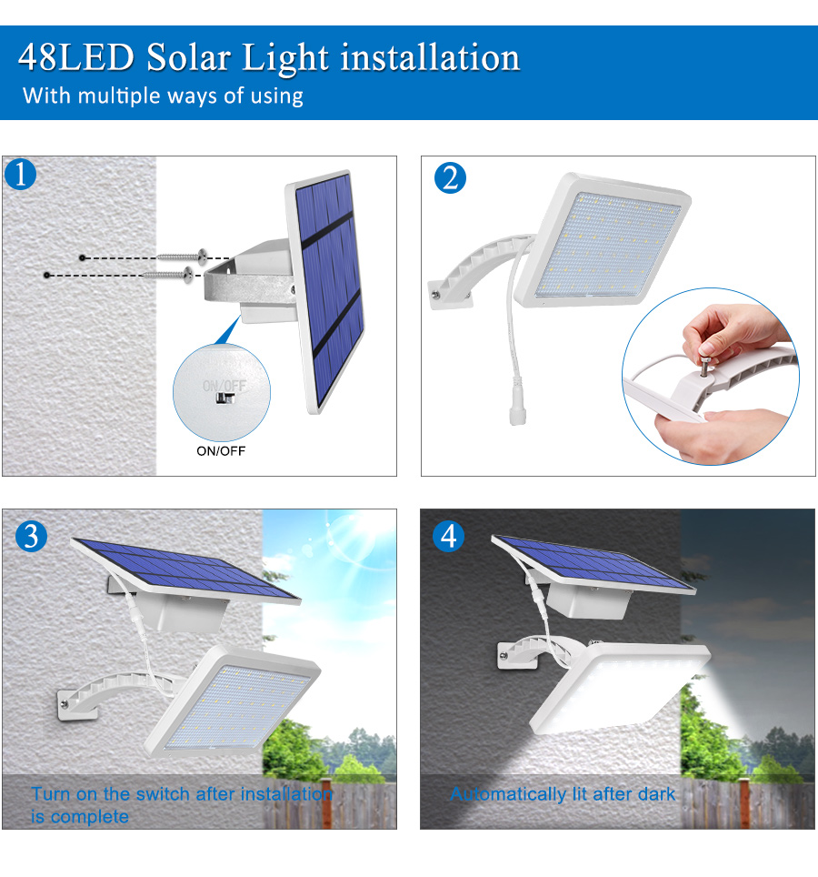48Leds Solar Light