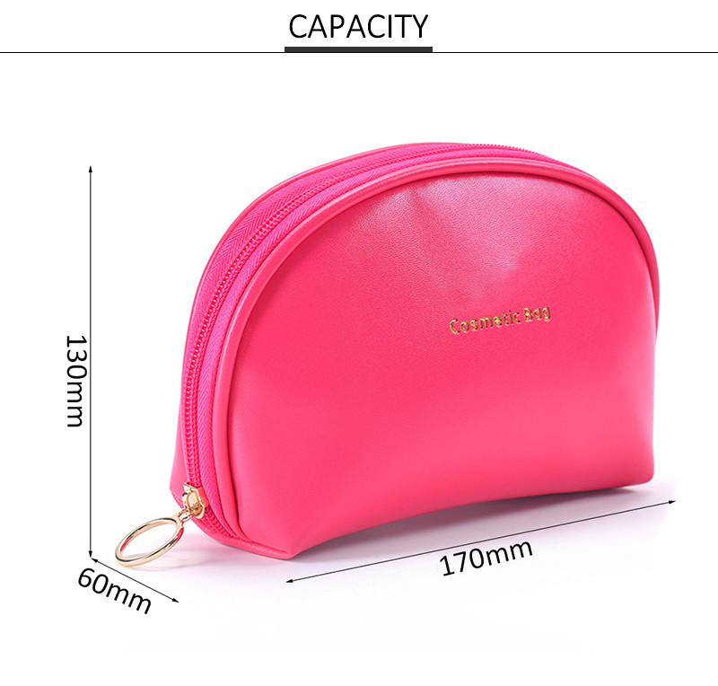 Shell Shape Multi Color Women'S Toiletry Travel Bag