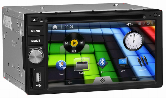 Ouchuangbo Universal car DVD radio with gps systems iPod mp3 player OCB-2616