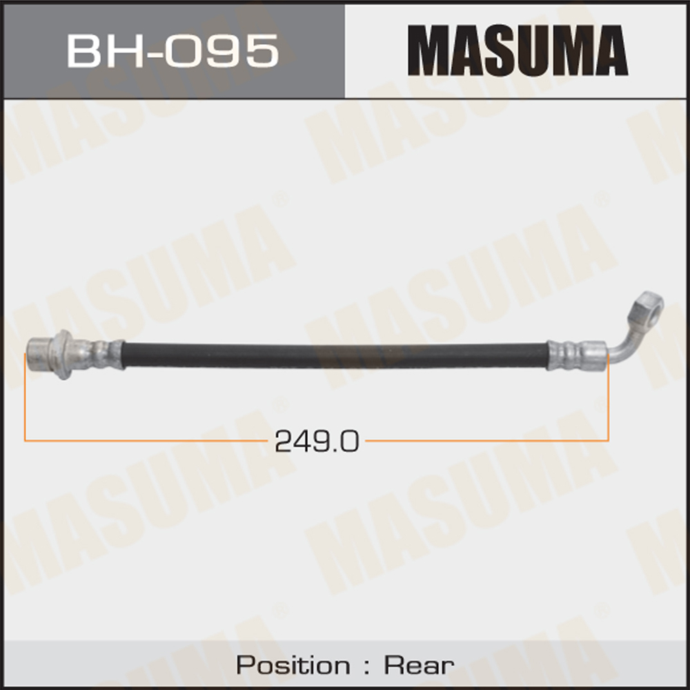 90947-02A09 Car Spares Rear Brake Hose For TOYOTA LAND CRUISER PRADO URJ150L