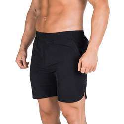 Wholesale Customized Logo Double Layer Men Shorts Quick Dry Breathable Polyester Pockets Running Shorts for Men