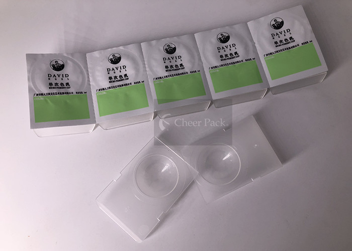 White PP Small Plastic Containers For Colorful Nail Polish Packaging , 45*30 Diameter