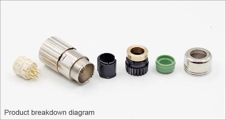 Industrial Servo Motor Connector And SIEMENS Current Rating High Torque DC Servo Motor