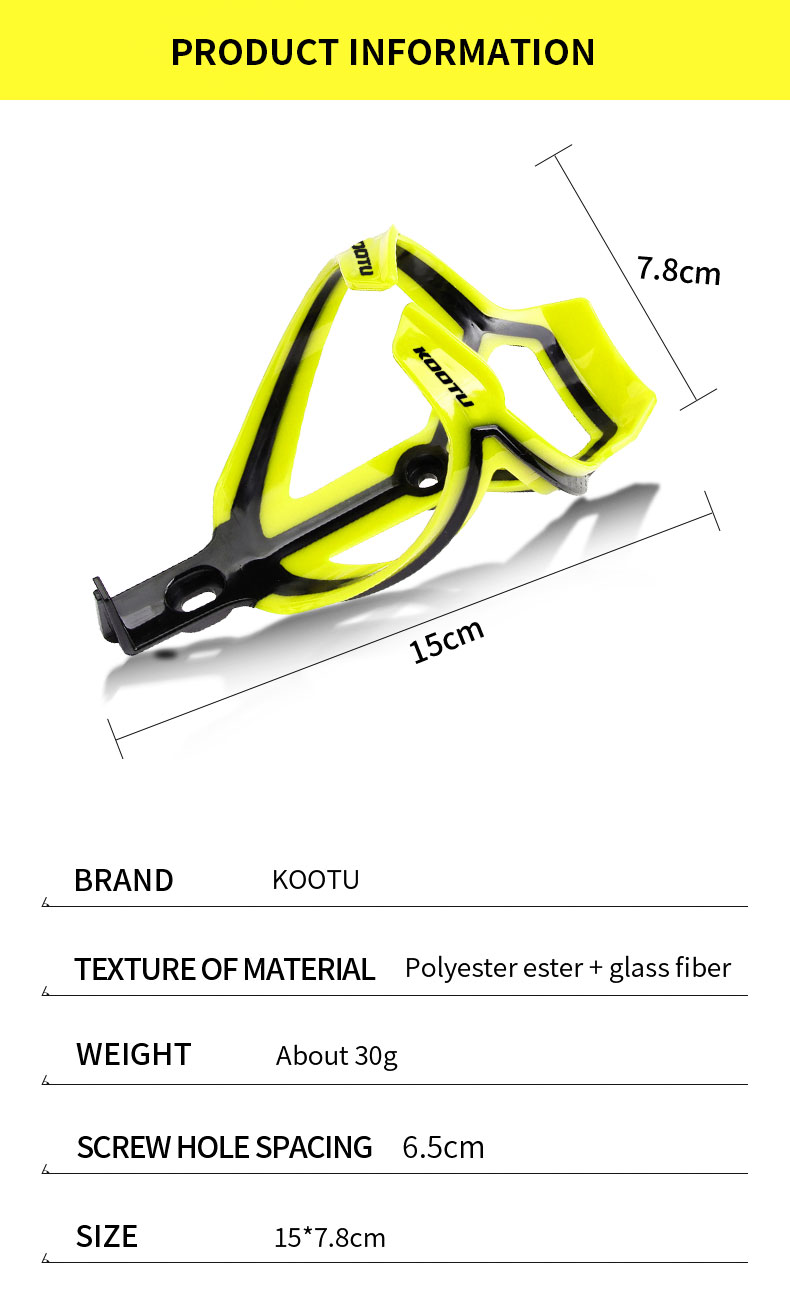 15x7.8cm Bike And Cycle Accessories , 30g Nylon Water Bottle Holder