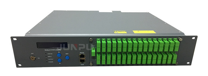 Low Noise Pon & Catv Edfa Combiner 18dbm 32 Ports With Inside Wdm Module