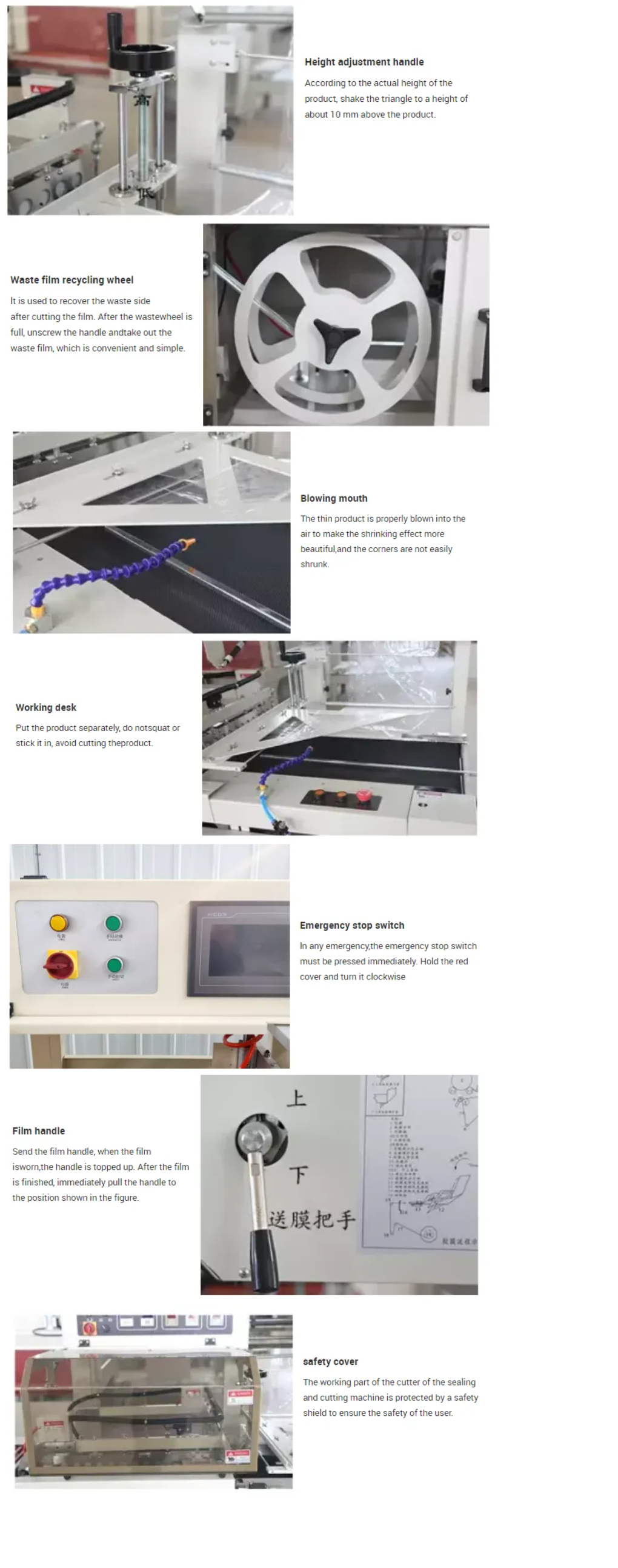 Plastic Bags Packaging Pp Water Filter Shrink Wrap And Labeling Machine With Function