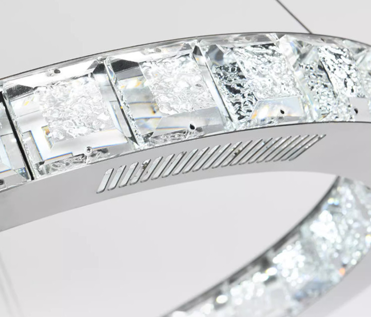 Adjustable Modern Circular Ring Chandelier Dia 50cm / 19.7inch