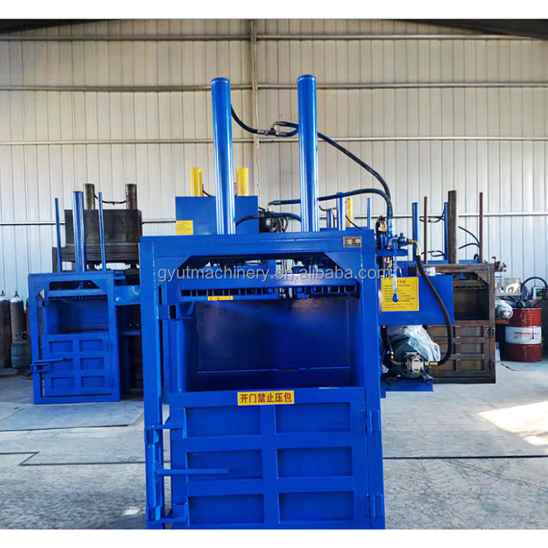 Carton Compress Baler Machine for Recycling Waste Paper Old Clothes