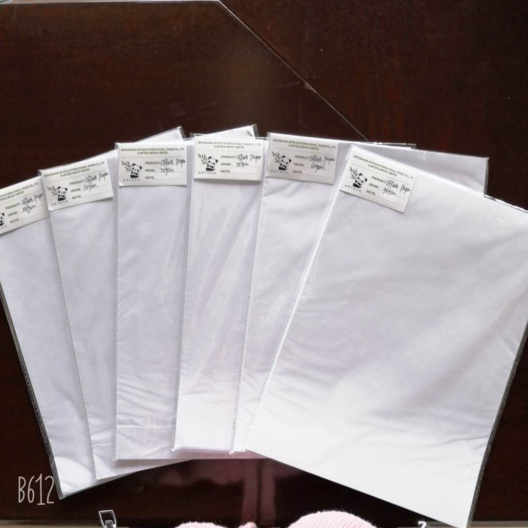 Brightness 98%-108% Woodfree Offset Paper for Exercise Booking 60/70/80/100/120gsm