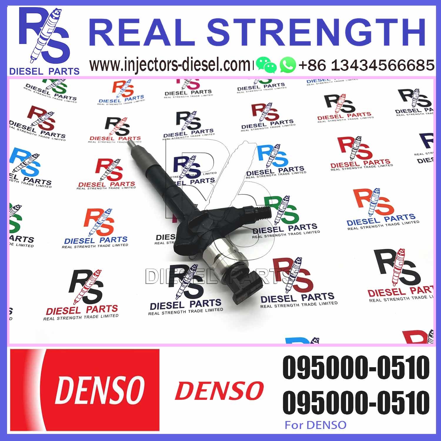 Common Rail Injector 095000-0510 For NISSAN X-Trail T30 2.2L 16600-8H800 16600-8H801