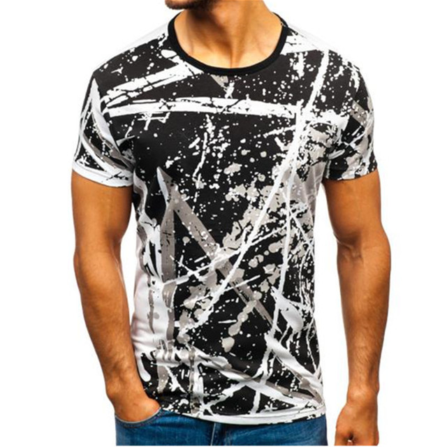 high quality digital cheap camo tshirt, new arrived really leaf printed blue camo t shirt