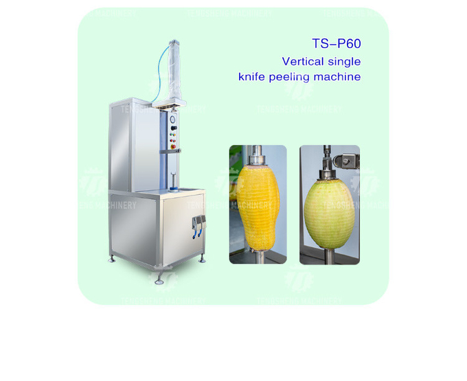 1.0KW 90KG Factory direct small single - head peeler commercial pineapple papaya taro peeling peeling equipment