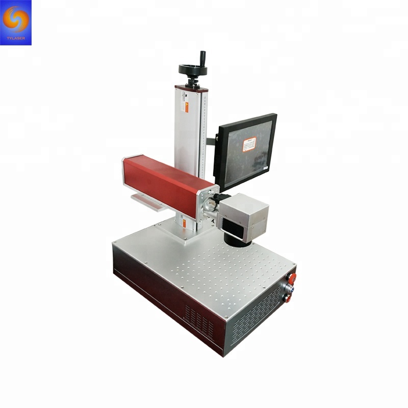 2 years warranty JPT RAYCUS IPG 20W 30W 50W Color Mini portable Fiber Laser Marking Machine