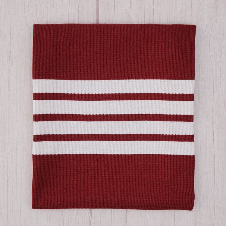 Skin-Friendly Comfortable And Moisture-Absorbent Striped Knit Fabric For Sportswear
