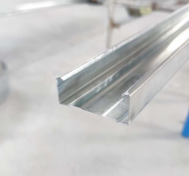 Wall Partition Material Metal Building Stud / Track Steel Profile