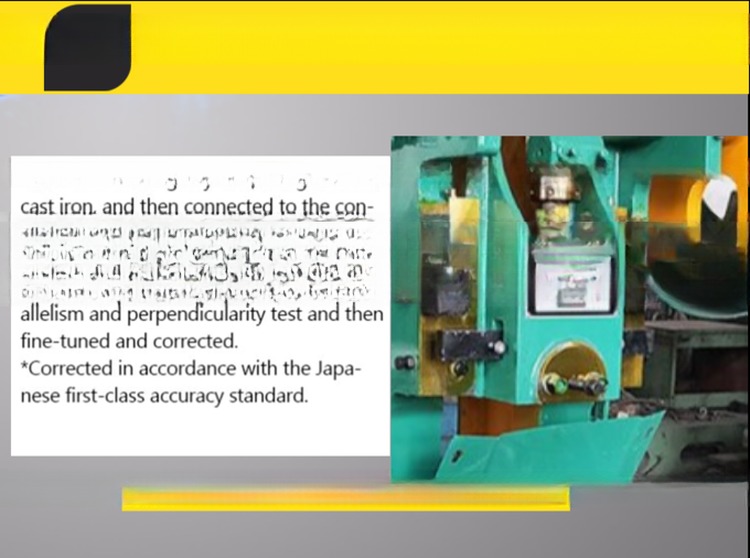 2023 High Speed Punching Mechanical Power Press Machine and Shovel Forming Parts
