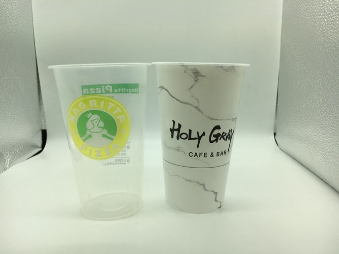 Promotion 3D Lenticular Cup With Lid , Custom Promotional Plastic Cup