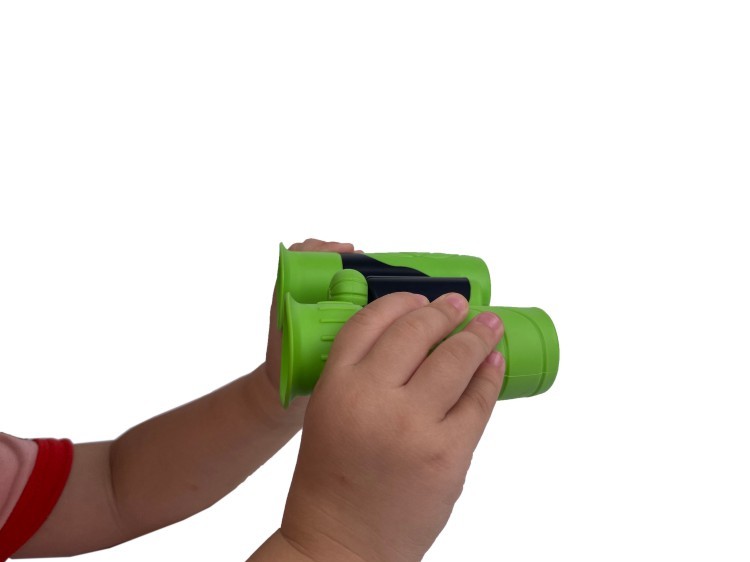 RoHS Children's Toy Binoculars , 8x21 Child Size Binoculars Shock Resistant