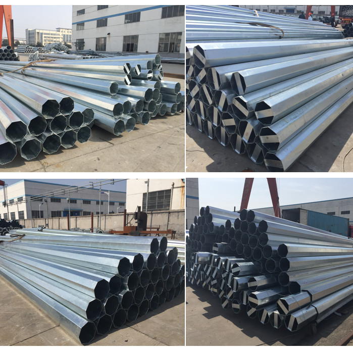 Variable Diameter Tubular Steel Pole For Power Transmission And Street Lighting Applications