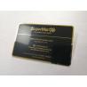 Buy cheap Glossy Etching Stainless Steel 0.3mm Metal Business Cards from wholesalers