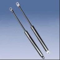 Black zinc plated stainless steel Gas Lift Struts with plastic ball sockted end fitting